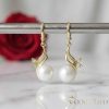 Goldfilled Cercei antialergici 36mm culoare 14K	