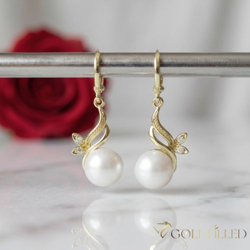 Goldfilled Cercei antialergici 36mm culoare 14K	