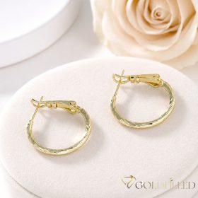 Goldfilled Antialergic Cercei  22 mm 14K Culoare