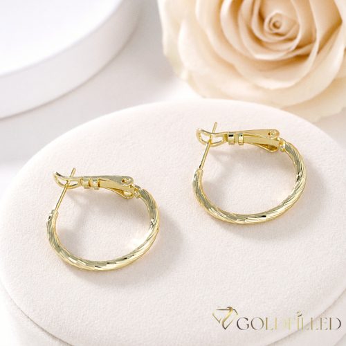 Goldfilled Antialergic Cercei  22 mm 14K Culoare
