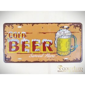 TABLĂ METALICĂ DECORATIVĂ 15X30 CM