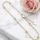 Brățară de gleznă Goldfilled Max. 27cm Culoare 14K