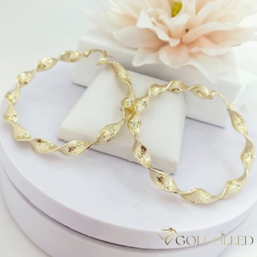 Goldfilled Cercei antialergici cerc 60mm culoare 14K	