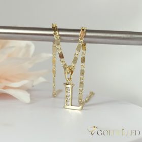   Colier  antialergenic „Goldfilled” placat cu aur, în mai multe dimensiuni 2mm grosime, culoare 14K