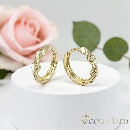 Goldfilled Antialergic Cercei 16mm 14K Culoare