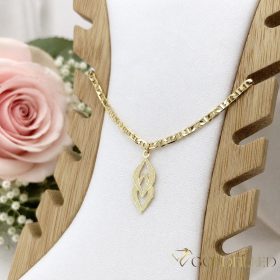 Brățară de gleznă Goldfilled 29cm/3mm Culoare 14K