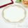 Bratara placata cu aur "Goldfilled" anti-alergenic, lungime 17 cm si grosime 4-7 mm, culoare 14K