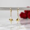 Cercei Goldfilled Antialergici 35mm 14K culoare