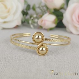  Brățară antialergică „Goldfilled”  culoare  (14K) diametru 60mm 