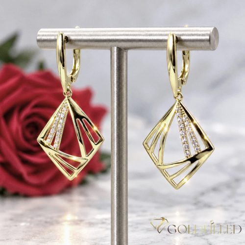 Goldfilled Cercei antialergici 42mm culoare 14K	