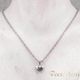 Lanț antialergic „Goldfilled” 45cm/2mm + pandantiv