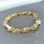 Brățară antialergică „Goldfilled” 24cm /8-10mm, culoare multicoloră 14K