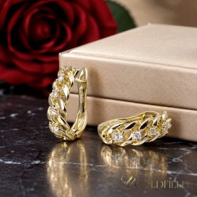 Goldfilled Antialergic Cercei  17mm 14K Culoare