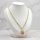 Lanț antialergic „Goldfilled” 50cm/3,5mm + pandantiv, culoare 14K