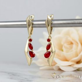 Goldfilled Cercei antialergici 40mm culoare 14K	