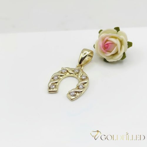 Pandantiv antialergic „Goldfilled” 25mm, culoare 14K