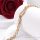 Bratara placata cu aur "Goldfilled" anti-alergenic, lungime 17 cm si grosime 6 mm, culoare 18K