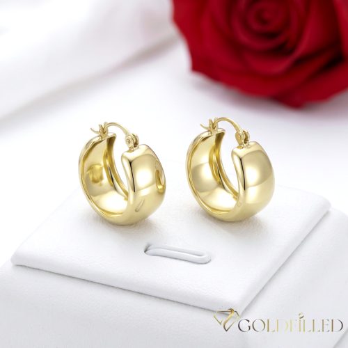Goldfilled Antialergic Cercei  25 mm 14K Culoare