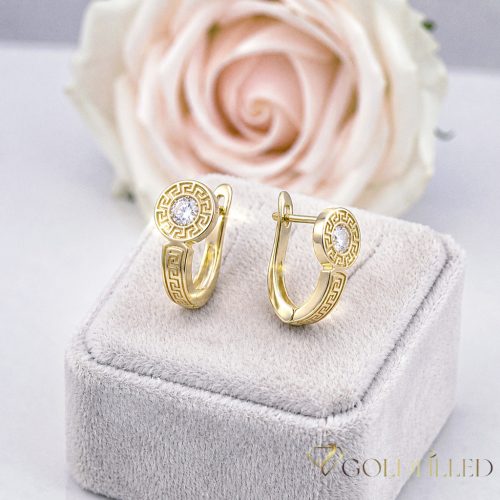 Goldfilled Antialergic Cercei 16mm 14K Culoare