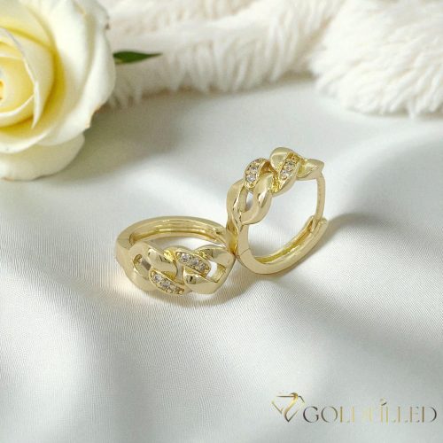 Goldfilled Antialergic Cercei 17mm 14K Culoare