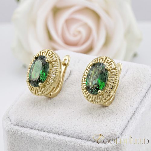 Goldfilled Antialergic Cercei 18mm 14K Culoare