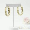 Goldfilled Cercei  30mm culoare 14K	