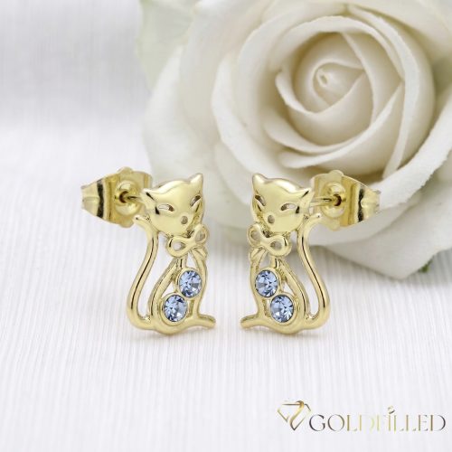Goldfilled Cercei antialergici 13mm culoare 14K	