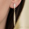 Goldfilled Cercei antialergici 46mm culoare 14K	