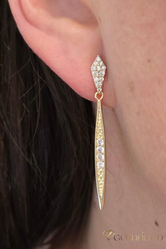 Goldfilled Cercei antialergici 46mm culoare 14K	