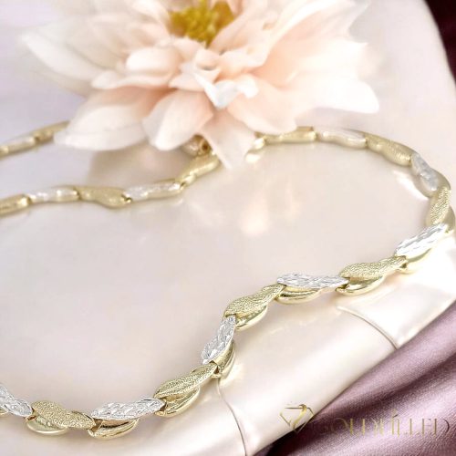 Colier exclusiv antialergenic „Goldfilled” placat cu aur, în mai multe dimensiuni 7 mm grosime, culoare 14K Multicolor 