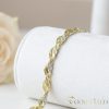 Bratara placata cu aur "Goldfilled" anti-alergenic, în mai multe dimensiuni grosime 7 mm, culoare 14K