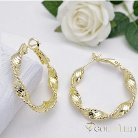 Goldfilled Cercei  30mm culoare 14K	