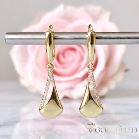 Goldfilled Cercei antialergici 46mm culoare 14K	